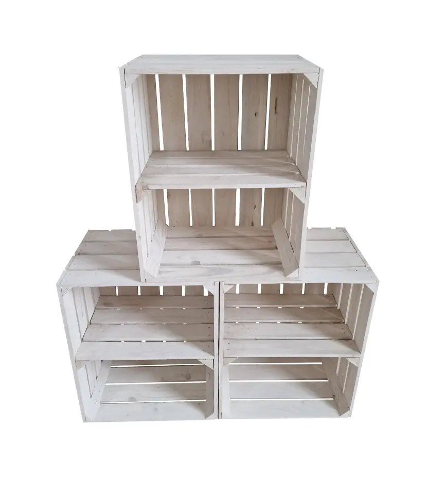 Projekt bez nazwy - 2025-12-17T185834.219 Wooden storage crate Shelves – White & Short burnt white