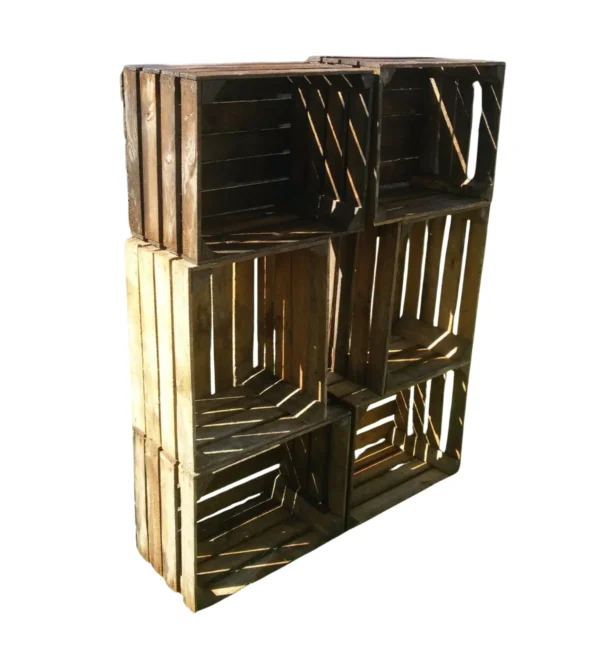 6 Wooden crates Outlet